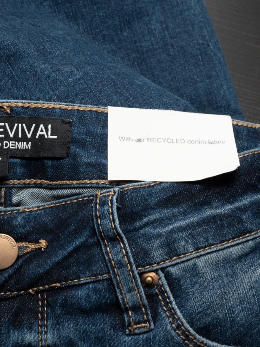 Blue Revival - Recycled Denim Flare Jeans - Picture 5 of 7